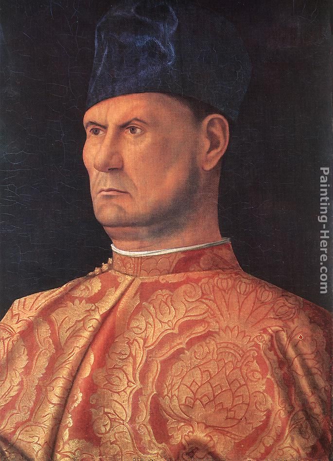 Portrait of a Condottiere (Giovanni Emo) painting - Giovanni Bellini Portrait of a Condottiere (Giovanni Emo) art painting
